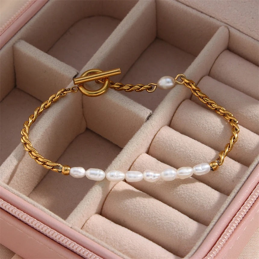 Irregular Pearl Bracelet